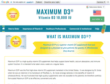 Tablet Screenshot of maximumd3.com